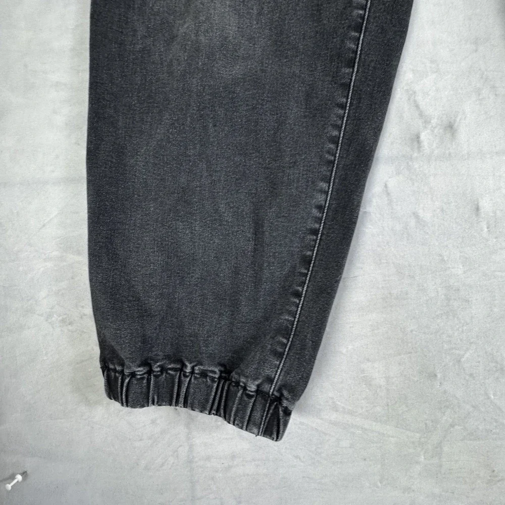 Lane Bryant Womens Boyfriend Jogger Jeans Faded Black Whisker Denim Outdoor 22